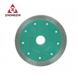 105mm-230mm presse à chaud Super mince diamant réseau vague scie lame coupe-carreaux pour couper crémeux