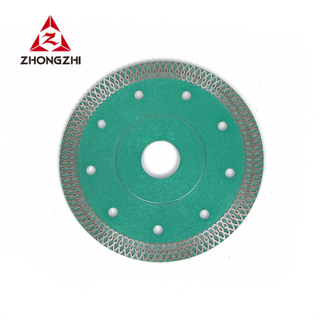105mm-230mm presse à chaud Super mince diamant réseau vague scie lame coupe-carreaux pour couper crémeux